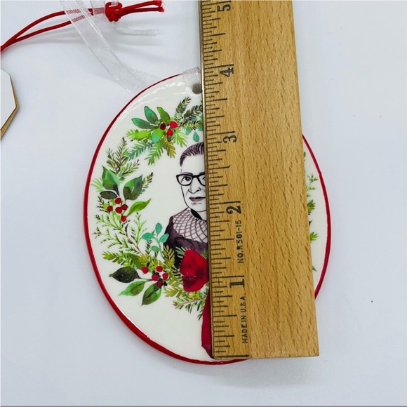RBG Ruth Bader Ginsburg Supreme Court Justice Christmas Ornament - Picture 5 of 7